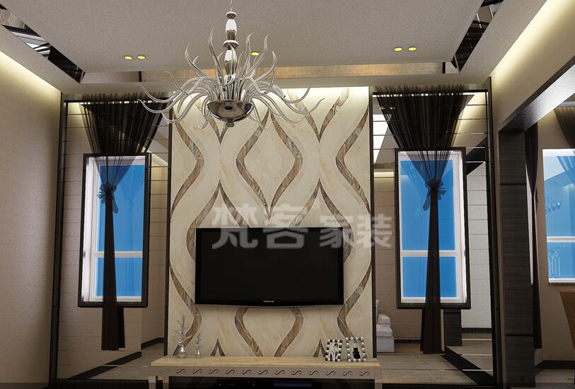 天津天鵝湖1號戶型圖,梵客家裝打造溫馨現(xiàn)代簡約風格